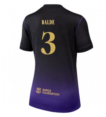 Barcelona Alejandro Balde #3 Udebanetrøje Dame 2026-27 Kortærmet Barcelona Alejandro Balde #3 Udebanetrøje Dame 2026-27 Kortærmet